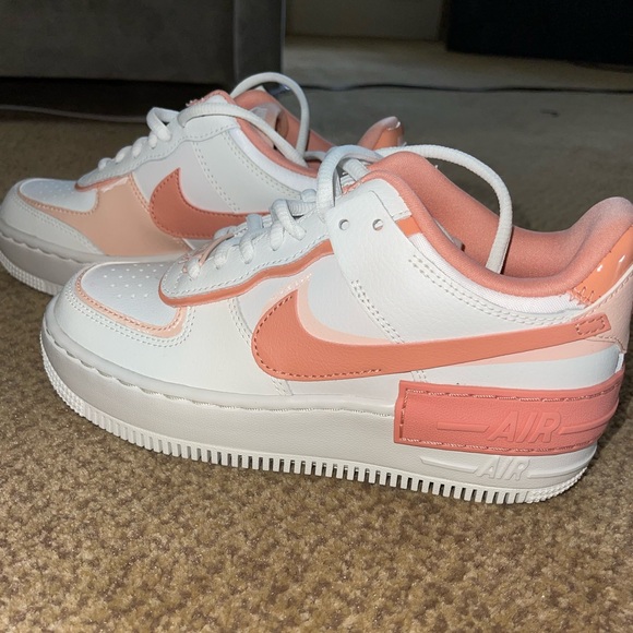 Nike Shoes Wmns Air Force Shadow Washed Coral Poshmark